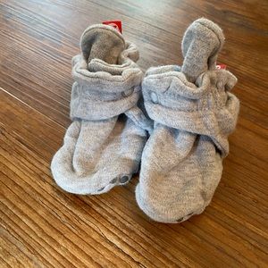 Zutano Cotton Baby Booties - Size 12 months